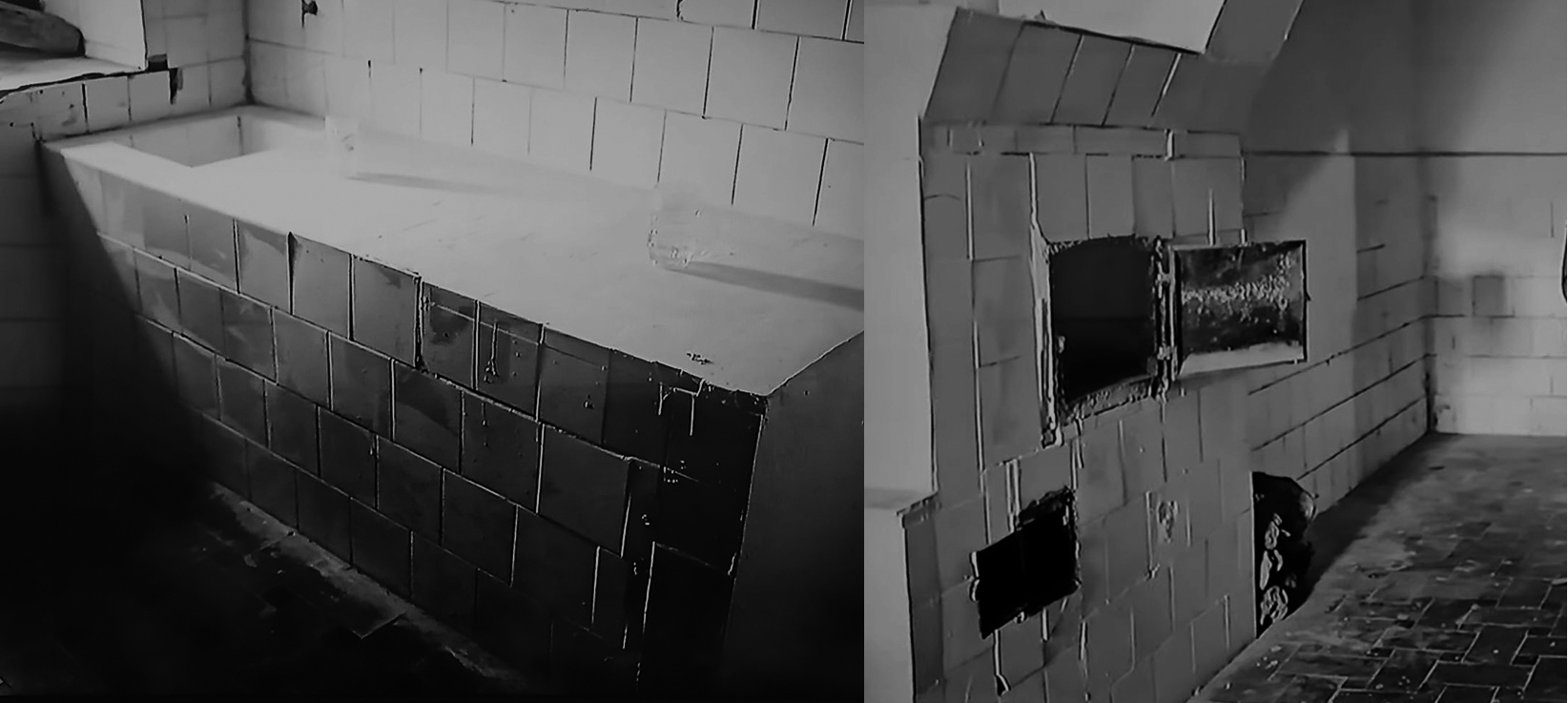 Poyo-encimera y fregadero de la cocina de la Casa Villa Winter