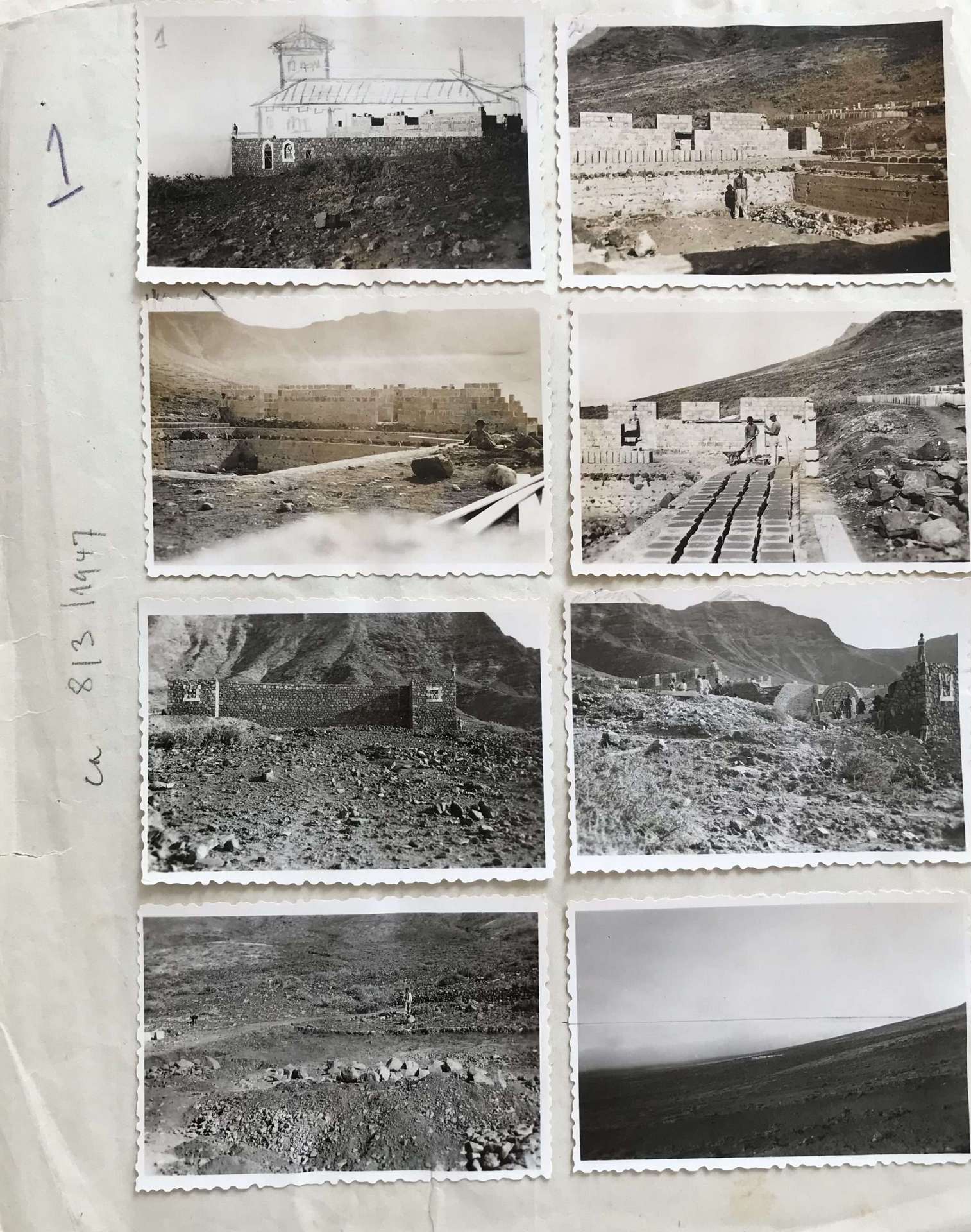 Cardboard No. 1 — March 8, 1947 — Photos Construction 