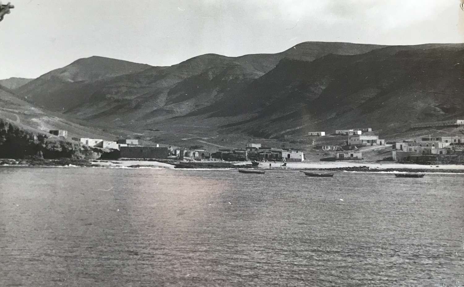 Antecedentes - Puerto Natural de Morro Jable en el año 1947