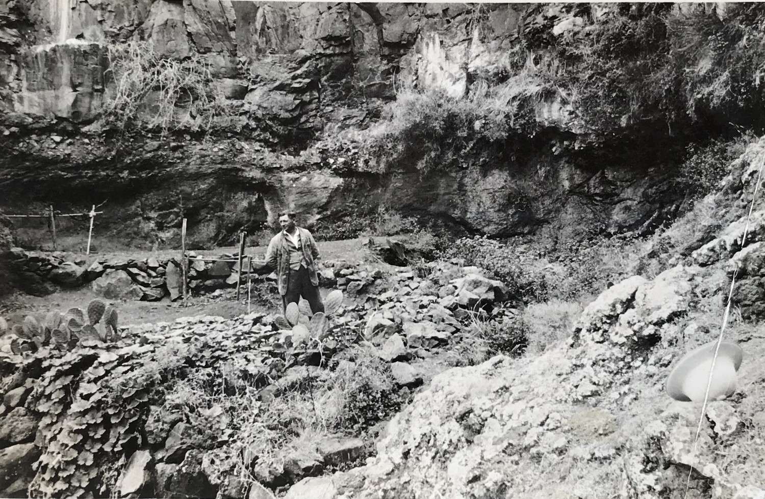 The group of German people who started working in Jandía in 1939