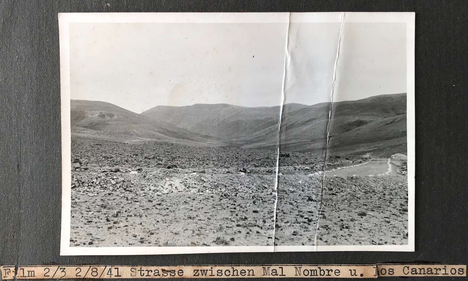 Carretera Mal Nombre Los Canarios 1941