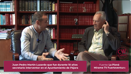 Juan Pedro Mart&iacute;n Luzardo algunas verdades sobre la construcci&oacute;n de Casa Winter en Cofete